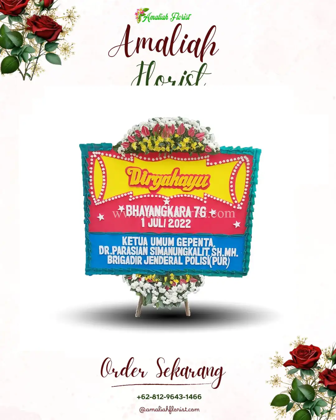 Papan Bunga HUT Ulang Tahun Gumawangkidul